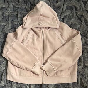 lululemon Pink Oversized Scuba Full Zip Hoodie XL/XXL